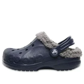 Baya Lined Clog “Navy Grey”
