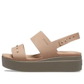 Brooklyn Low Wedge con borchie “Cork Mushroom”