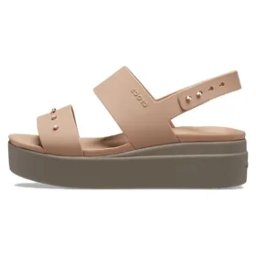 Brooklyn Low Wedge con borchie “Cork Mushroom”