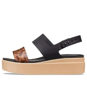 Brooklyn Low Wedge “Nero Marrone”