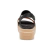 Brooklyn Low Wedge “Nero Marrone”
