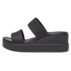 Brooklyn Mid Wedge con punta arrotondata e doppio cinturino “Black”