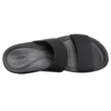 Brooklyn Mid Wedge con punta arrotondata e doppio cinturino “Black”
