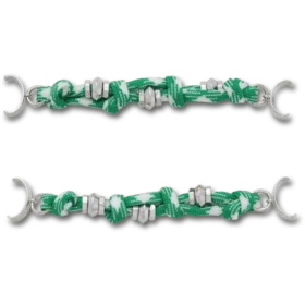 Catenina per sandali con cordoncino verde, confezione da 2 ciondoli Jibbitz™