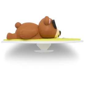 Ciondoli Jibbitz™ 3D Orso che fa surf
