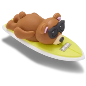 Ciondoli Jibbitz™ 3D Orso che fa surf