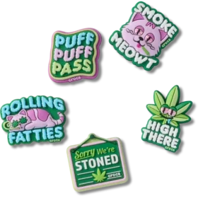 Ciondoli Jibbitz™ “420 Hemp Cuties” confezione da 5