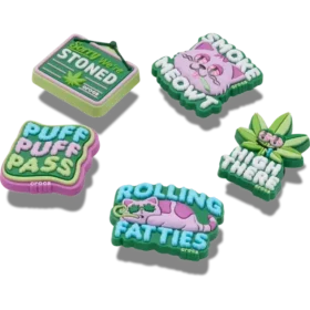 Ciondoli Jibbitz™ “420 Hemp Cuties” confezione da 5