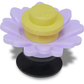 Ciondoli Jibbitz™ 4Lw a forma di fiore viola