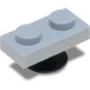 Ciondoli Jibbitz™ 4Lw grigio chiaro 1X2