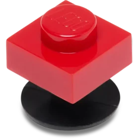 Ciondoli Jibbitz™ 4Lw Tassello rosso 1X1