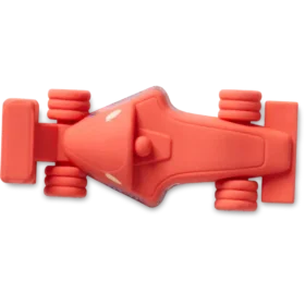 Ciondoli Jibbitz™ a forma di auto da corsa rossa in 3D