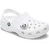 Ciondoli Jibbitz™ a forma di cuore con gemma incastonata, argento e viola Ciondoli Jibbitz™ a forma di cuore con gemma incastonata, argento e viola