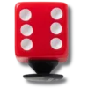 Ciondoli Jibbitz™ a forma di dado rosso Ciondoli Jibbitz™ a forma di dado rosso