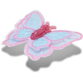 Ciondoli Jibbitz™ a forma di farfalla in rete con paillettes