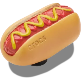 Ciondoli Jibbitz™ a forma di hot dog con senape