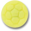 Ciondoli Jibbitz™ a forma di pallone da calcio giallo luminoso Ciondoli Jibbitz™ a forma di pallone da calcio giallo luminoso