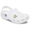 Ciondoli Jibbitz™ a forma di stella con gemme incastonate in argento e verde Ciondoli Jibbitz™ a forma di stella con gemme incastonate in argento e verde