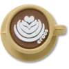 Ciondoli Jibbitz™ a forma di tazza da caffè 3D