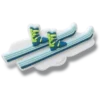 Ciondoli Jibbitz™ a tema sci e stivali da sci Ciondoli Jibbitz™ a tema sci e stivali da sci