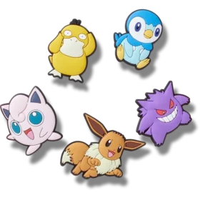 Ciondoli Jibbitz™ assortiti Pokémon, confezione da 5