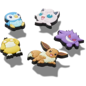 Ciondoli Jibbitz™ assortiti Pokémon, confezione da 5