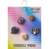 Ciondoli Jibbitz “Basketball Team” in confezione da 5 Ciondoli Jibbitz “Basketball Team” in confezione da 5