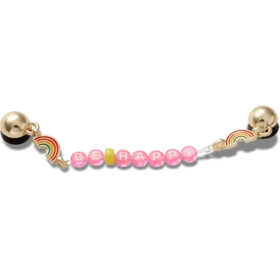 Ciondoli Jibbitz™ “Be Happy” a catena