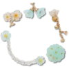 Ciondoli Jibbitz™ “Blue Dainty Floral” in confezione da 5 Ciondoli Jibbitz™ “Blue Dainty Floral” in confezione da 5