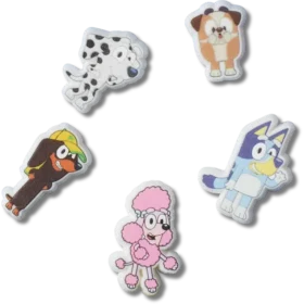 Ciondoli Jibbitz™ Bluey, confezione da 5