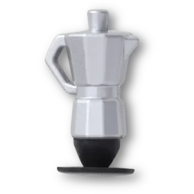 Ciondoli Jibbitz™ “Caffettiera 3D”