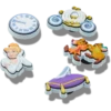 Ciondoli Jibbitz™ Cenerentola, confezione da 5 Ciondoli Jibbitz™ Cenerentola, confezione da 5