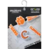 Ciondoli Jibbitz™ Clemson Univ, confezione da 5 Ciondoli Jibbitz™ Clemson Univ, confezione da 5