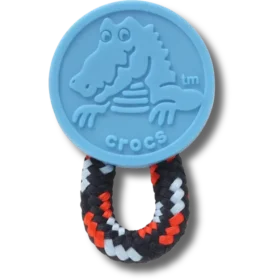 Ciondoli Jibbitz™ con anello in paracord blu