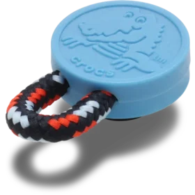 Ciondoli Jibbitz™ con anello in paracord blu