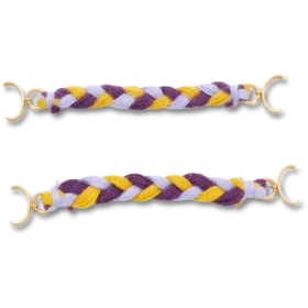 Ciondoli Jibbitz™ con catena intrecciata per sandali, confezione da 2