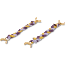 Ciondoli Jibbitz™ con catena intrecciata per sandali, confezione da 2