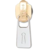 Ciondoli Jibbitz™ con cerniera in oro e argento
