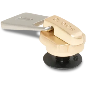 Ciondoli Jibbitz™ con cerniera in oro e argento