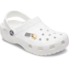 Ciondoli Jibbitz™ con cerniera in oro e argento