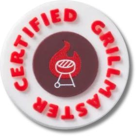 Ciondoli Jibbitz™ con distintivo “Certified Grill Master”