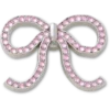 Ciondoli Jibbitz™ con fiocco rosa glitterato Ciondoli Jibbitz™ con fiocco rosa glitterato