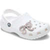 Ciondoli Jibbitz™ con fiocco rosa glitterato Ciondoli Jibbitz™ con fiocco rosa glitterato