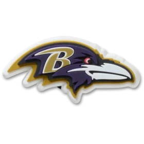 Ciondoli Jibbitz™ con il logo dei Baltimore Ravens della NFL