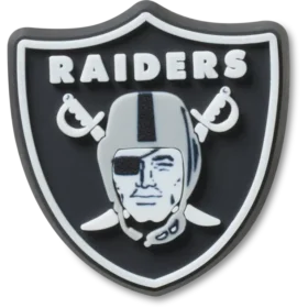 Ciondoli Jibbitz™ con il logo dei Las Vegas Raiders della NFL