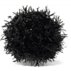 Ciondoli Jibbitz™ con pompon in lamé nero