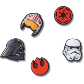 Ciondoli Jibbitz™ con simboli di Star Wars, confezione da 5
