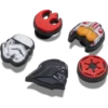Ciondoli Jibbitz™ con simboli di Star Wars, confezione da 5 Ciondoli Jibbitz™ con simboli di Star Wars, confezione da 5