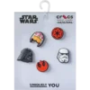 Ciondoli Jibbitz™ con simboli di Star Wars, confezione da 5 Ciondoli Jibbitz™ con simboli di Star Wars, confezione da 5