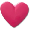 Ciondoli Jibbitz “Cuore rosa impilato” Ciondoli Jibbitz “Cuore rosa impilato”